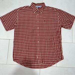 Tommy Hilfiger Men's Red Checkered Shirt